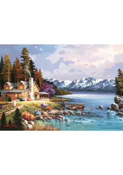 Puzzle - Dağ Evi / 500 Parça, #3534