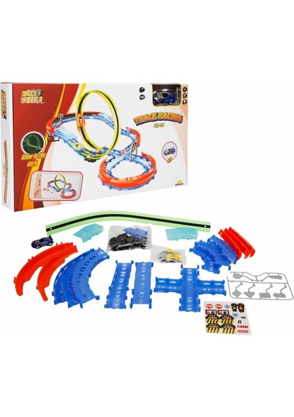 Sun-Rst-Mxx-Pist Set Parlayan Araç B/o 3.7V. USB 32 Parça