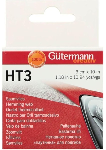 Ht3 Polar Etek, 10 Metre Uzunluk x 3 cm Genişlik, Beyaz