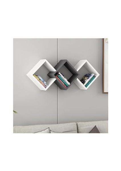 Dizayn Duvar Rafı Beyaz/ fiyatları