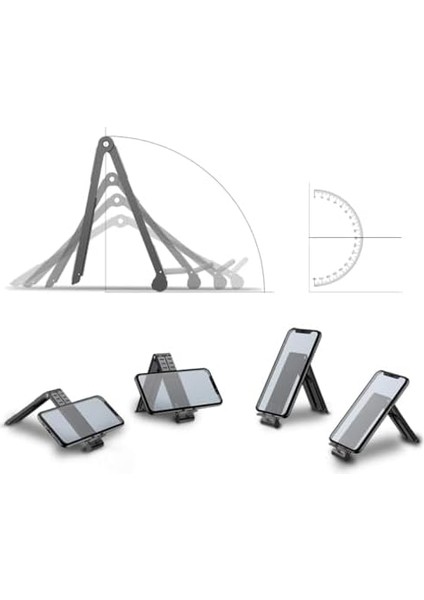 Ayarlanabilir Yüksek Kalite Metal Laptop Dizüstü, Katlanabilir Taşınabilir Laptop, Tablet Telefon Yükseltici Tutucusu, ipad Uyumlu, Uyumlu modelleri