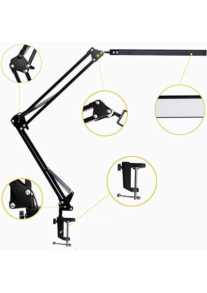LED Masa Lambası, Kelepçeli Ayarlanabilir Salıncak Kol Lambası, Göz Bakımı Okuma Işığı, 10 Parlaklık Seviyesi, 3 Aydınlatma Modu, Ev Ofis Için Hafıza Fonksiyonu Lambaları (Siyah) fiyatları