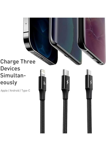 3in1 20W 150 cm Şarj Kablosu modelleri