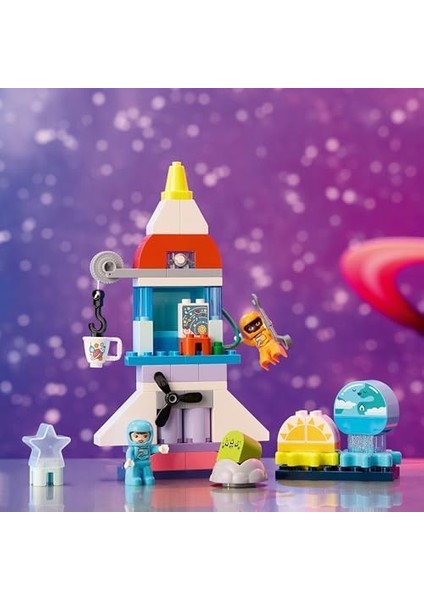 3’ü 1 Arada Uzay Mekiği 10422-3 Yaş ve Üzeri Çocuklar Için Minifigürü Içeren Eğitici Oyuncak Yapım Seti, Doğum Günü Hediyesi Fikri (58 Parça) modelleri