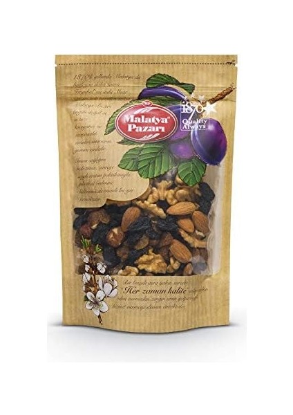 Malatya Pazarı Murat Palancı Kuruyemiş Kurumeyve Karışık Kilitli Paket 500 gr A Kalite