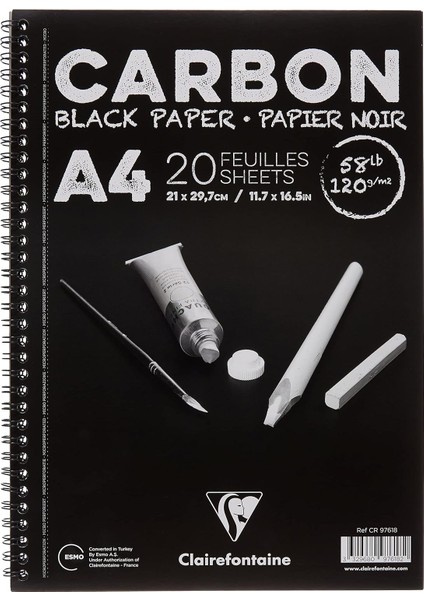 CR97618 Sanatsal Defter, A4 Yandan Spiralli