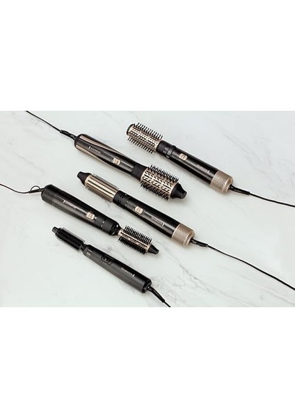 Remington AS7300 Sıcak Hava Fırçası [3 Eklenti Içerir: 25 mm ve 38 mm Fırça, Şekillendirici Başlık] 2 Isıtma ve Fan Seviyesi modelleri