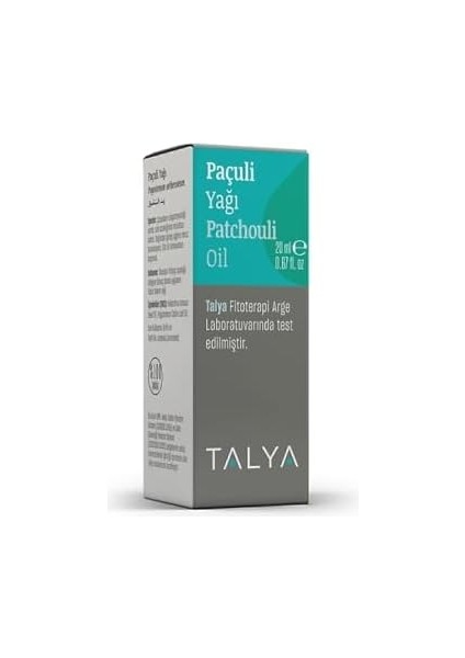 Talya Paçuli Yağı, Doğal, 20 ml