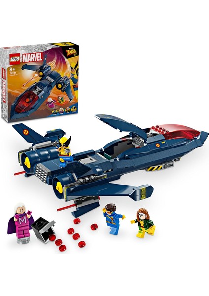 | X-Men X-Jet 76281 – 8 Yaş ve Üzeri Süper Kahraman Seven Çocuklar Için Inşa Edilebilen Oyuncak Uçak Modeli Içeren Yaratıcı Oyuncak Yapım Seti (359 Parça)