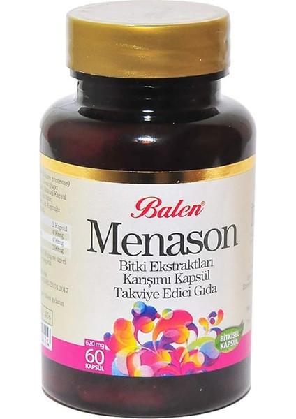 Balen Menason Bitki Ekstratları Karışımı Kapsül 620MG* 60 1 Paket(1 x 1000 G)