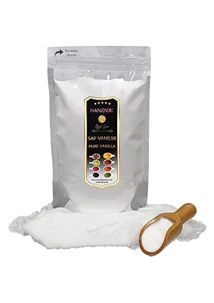 Hanzade Bitkisel Saf Vanilya Şekersiz 100 gr modelleri