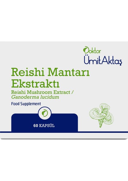 Dr. Ümit Aktaş Reishi Mantarı Ekstraktı - 60 Kapsül fiyatları