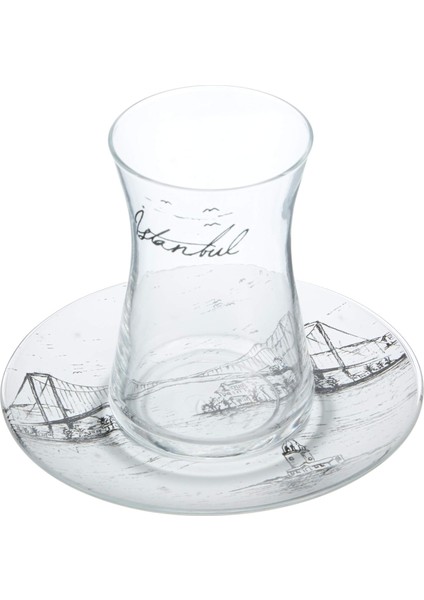 04FIA001204 Istanbul Çay Bardağı, Cam