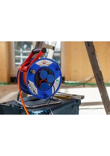 Garant Serisis IP44 Lisanslı 25 Metre Makaralı Uzatma Kablosu Turuncu fiyatları