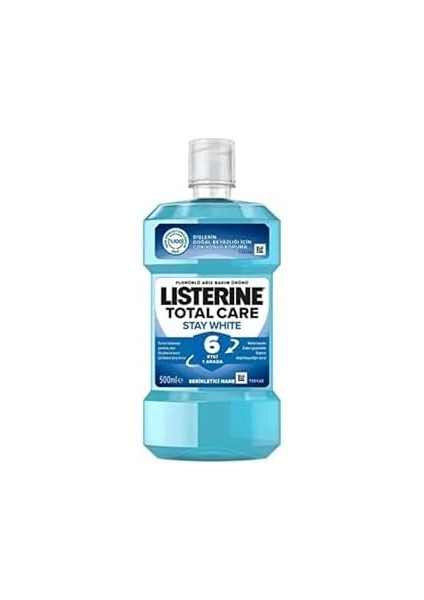 Listerine Total Care Stay White Günlük Ağız Bakım Suyu 500 ml
