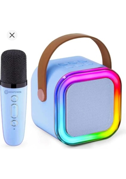 K12 Kablosuz Bluetooth Hoparlör Karaoke Mikrofon 5 Ses Efektli Rgb Hd Stereo ?es Usb/sd/fm indirimleri