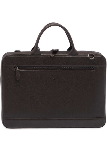 Kahve Hakiki Deri Erkek Evrak Çantası - S1EV00032171-A42