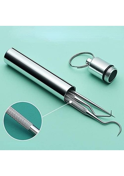 Outdoor Outlet 7 Parça Paslanmaz Çelik Ağız Diş Tartar Sökücü Temizlik Bakım Seti