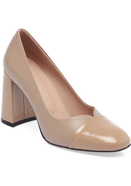 Vizon Hakiki Deri Kadın Topuklu Ayakkabı - K24I1AY67478-W22 indirimleri