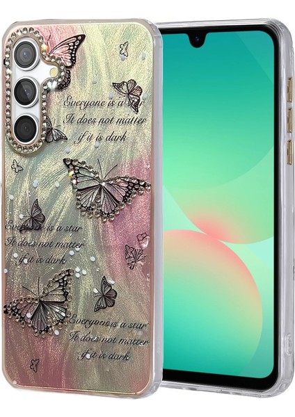 Samsung Galaxy A26 Kılıf Blade Aynalı Desenli Kapak - Desen 6