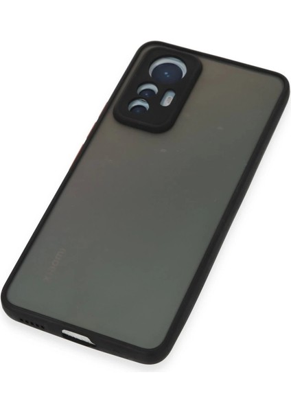 Xiaomi Mi 12 Lite Kılıf Montreal Silikon Kapak - Siyah