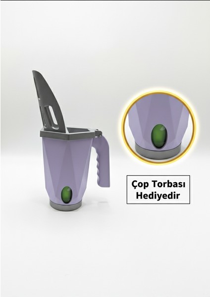 Hazneli Kedi Kumu Küreği + Çöp Torbası Rulosu Hediyeli | Kolay Temizlik ve Pratik Kullanım fırsatları