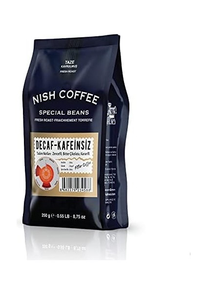 Nish Filtre Kahve Decaf-Kafeinsiz 250 gr fiyatları