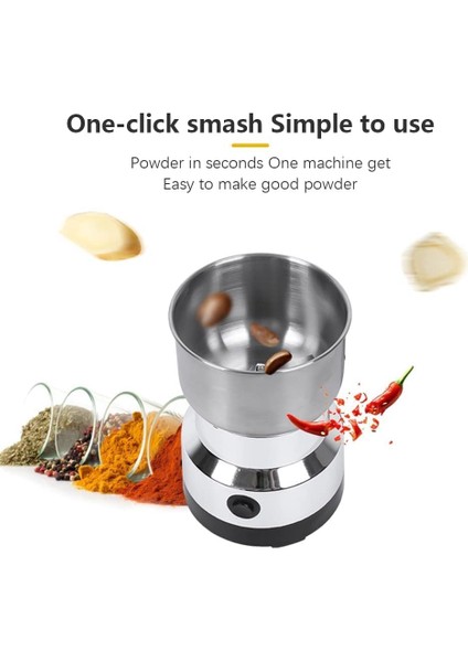 200 Watt Çelik Bıçaklı Kahve ve Öğütme Makinesi – Kompakt Öğütücü, Bebek Maması Hazırlığına Uygun, Paslanmaz Çelik Hazne, Elektrikli ve Kahve Değirmeni fiyatları