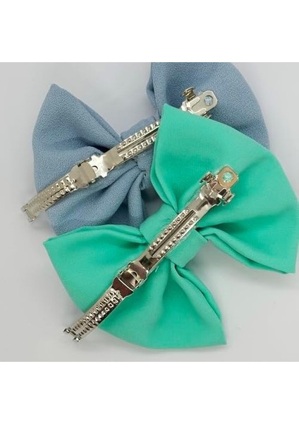 Mint Yeşili ve Soft Mavi Otomatik Klipsli Çocuk Toka Seti - 2 Li Set fiyatları