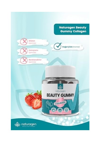 Naturagen Gummy 60 Adet Tip1&tip3 Kollajen Içeren Çiğnenebilir Form fiyatları