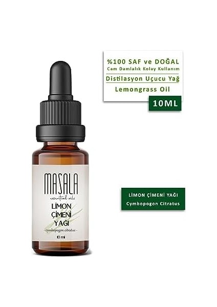 Masala Limonçimeni Yağı 10 Ml. - (Lemongrass Essential Oil) Limon Otu modelleri