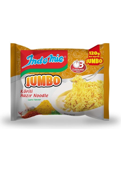 Indomie Paket Jumbo Köri Koli 40'lı (120 gr x 40 Adet) fiyatları