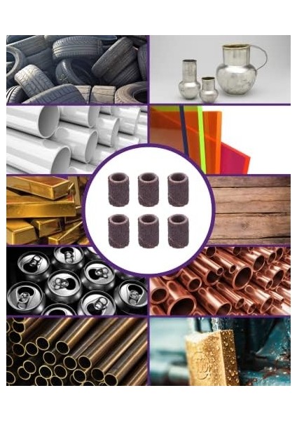 431 Zımpara, Ahşap ve Plastikte, 6,4 Mm, 60 Kumlu, 6'lı fiyatları