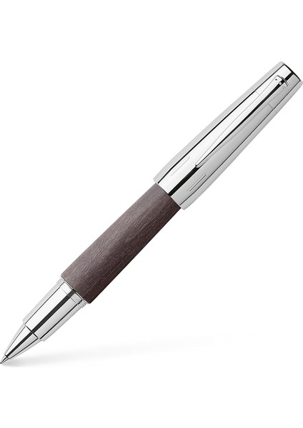 E-Motion Roller, Siyah, Krom Kaplama ve Ahşap Gövde, Yaylı Klipsli, Premium Hediye Seçeneği