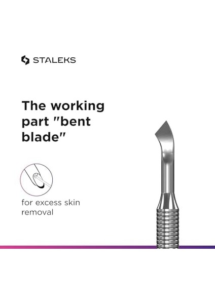Itici Manikür Pedikür Staleks Pro Expert Pe-90/4.2 Eğik Itici ve Bükülmüş Bıçak fiyatları