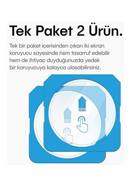 7 44MM Için 2'li Paket (2 Adet) Kurulum Otomatik Hizalama Aparatlı Şeffaf 9h Sertliğinde Gerçek Temperli Cam Ekran fiyatları