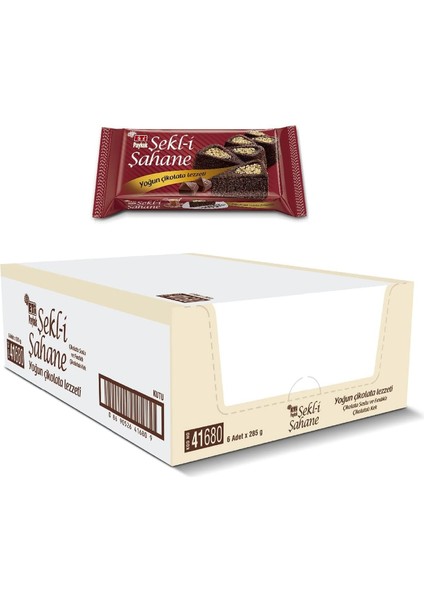 Eti Paykek Şekl-I Şahane Çikolata Soslu Fındıklı Kek 285 G x 6 Adet