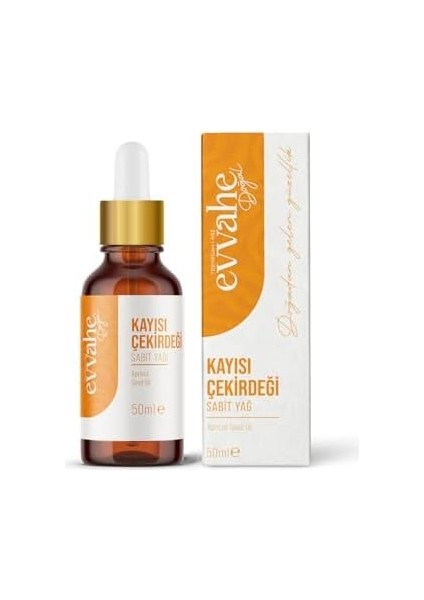 Evvahe Doğal Kayısı, Çekirdeği, Sabit, Yağı, 50, Ml, E