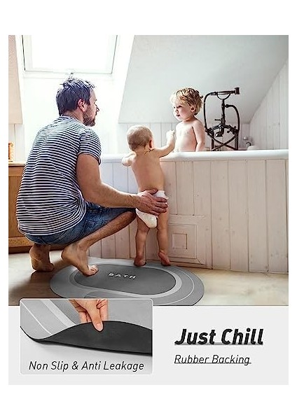 Paspası - Emici Kaymaz Hızlı Kuruyan Lekeye Dayanıklı Halı - Dış Mekan Küvet Duş Odası Için Bakım 58 cm modelleri