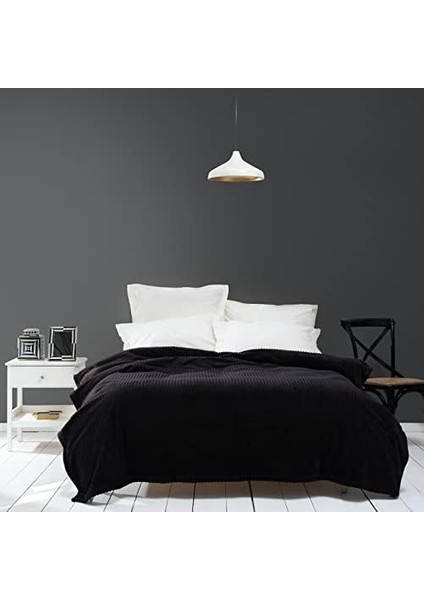 Joena Siyah Çift Kişilik Battaniye fiyatları