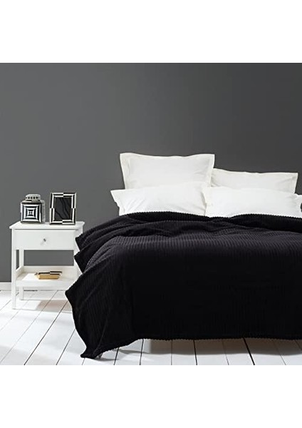 Joena Siyah Çift Kişilik Battaniye modelleri