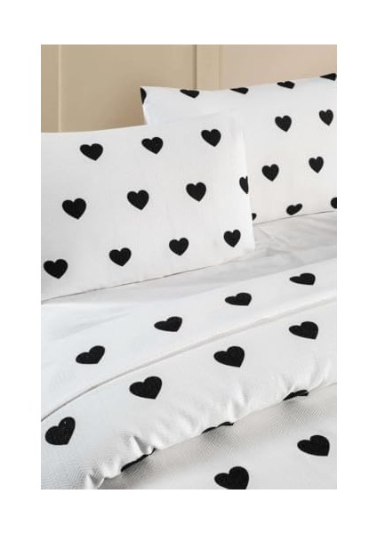 Hamlet Çarşafı Çift Kişilik Pike Yatak Örtüsü Siyah fiyatları