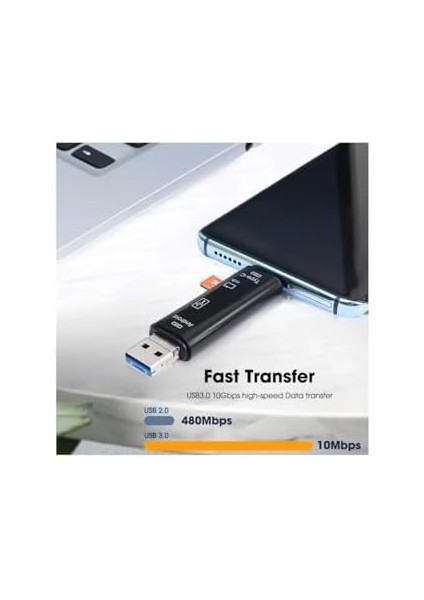 A-5068 Type-C To USB 3.0 Otg Veri Aktarım Sd Tak Çalıştır Kart Okuyucu Çevirici fiyatları