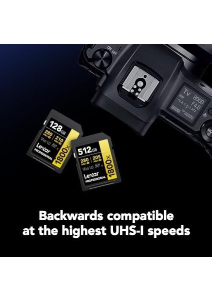 Lexar Prof 256GB 1800X Sdxc Uhs-Iı 270MB/S Read 180MB/S Write C10 V60 U3 fiyatları
