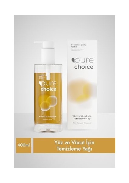 Pure Choice Yüz ve Vücut Için Temizleme Yağı