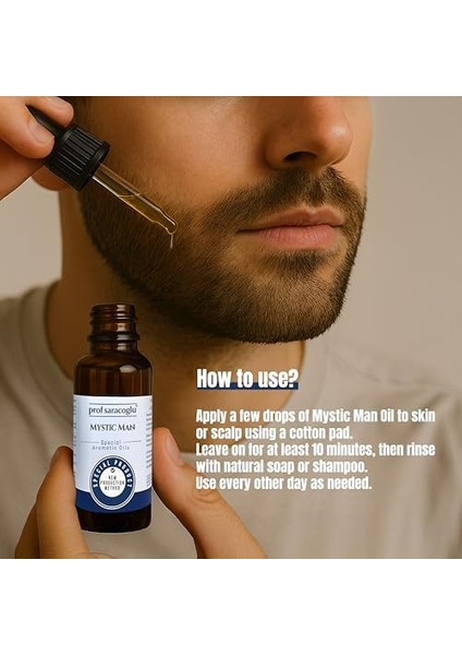 Prof Saracoglu Mystic Man Karışım Aromatik Yağı 30 ml
