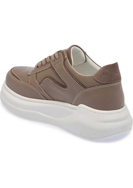 Vizon Hakiki Deri Kadın Sneaker - K24I1AY67491-A44