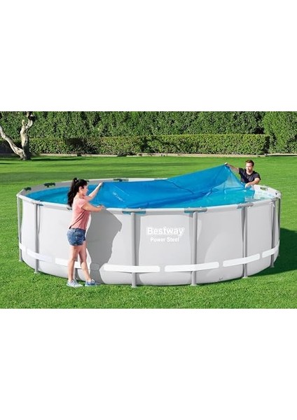 Polietilen Solar Branda 462 Cm, Mavi, Yuvarlak modelleri