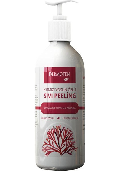 Dermoten Kırmızı Yosun Özlü Sıvı Peeling - 150 ml