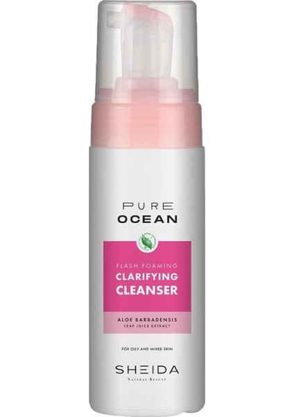Sheida Pure Ocean Arındırıcı Temizleyici Köpük 150 ml Kuru ve Hassas Ciltler Için